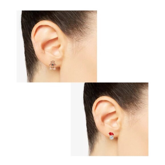 3/$25 Holiday Lane Gold-Tone 2-Pc. Set Holiday-Theme Earrings - Picture 7 of 8